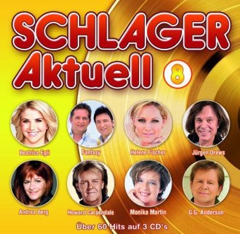 Schlager Aktuell. Tl.8, 3 Audio-CDs -  Various