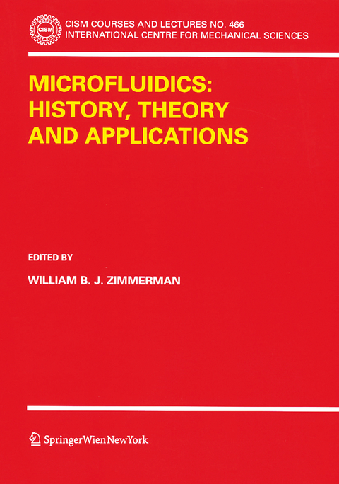 Microfluidics: History, Theory and Applications - 