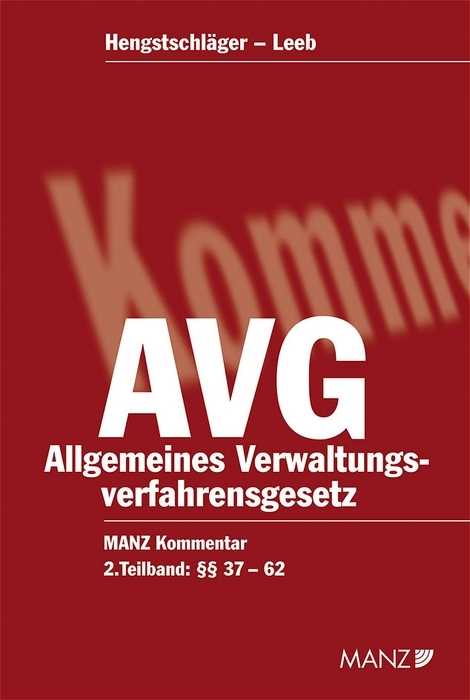 Kommentar zum Allgemeinen Verwaltungsverfahrensgesetz - 