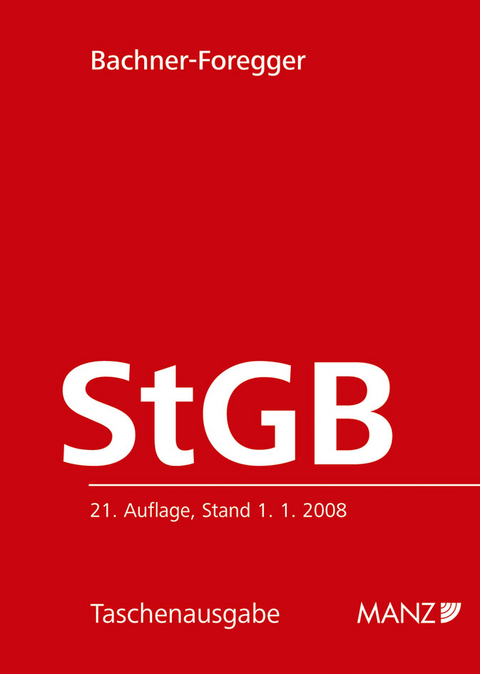 Strafgesetzbuch StGB - 