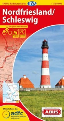 ADFC-Radtourenkarte 1 Nordfriesland /Schleswig 1:150.000, reiß- und wetterfest, GPS-Tracks Download