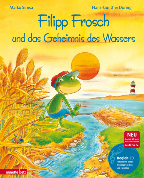 Filipp Frosch und das Geheimnis des Wassers (Das musikalische Bilderbuch mit CD und zum Streamen) - Marko Simsa