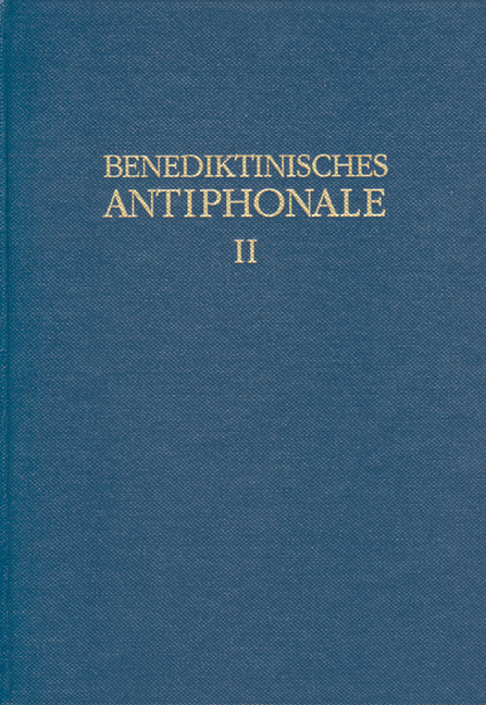 Benediktinisches Antiphonale I-III / Benediktinisches Antiphonale Band II - Rhabanus Erbacher, Roman Hofer, Godehard Joppich