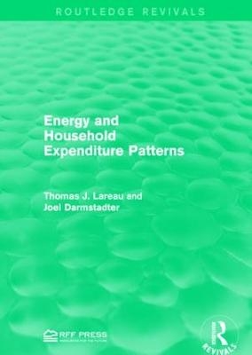 Energy and Household Expenditure Patterns - Thomas J. Lareau, Joel Darmstadter