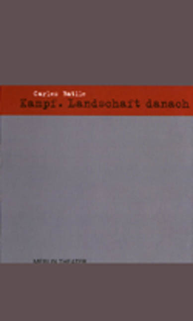 Kampf. Landschaft danach - Carles Batlle