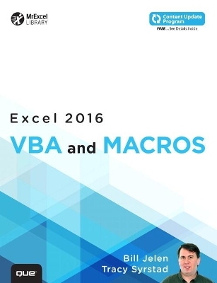 Excel 2016 VBA and Macros - Bill Jelen, Tracy Syrstad