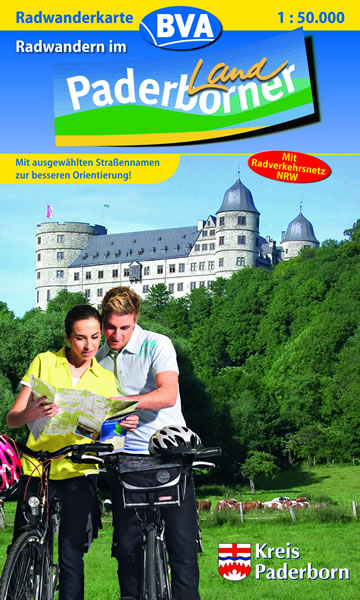 Radwanderkarte BVA Radwandern im Paderborner Land 1:50.000