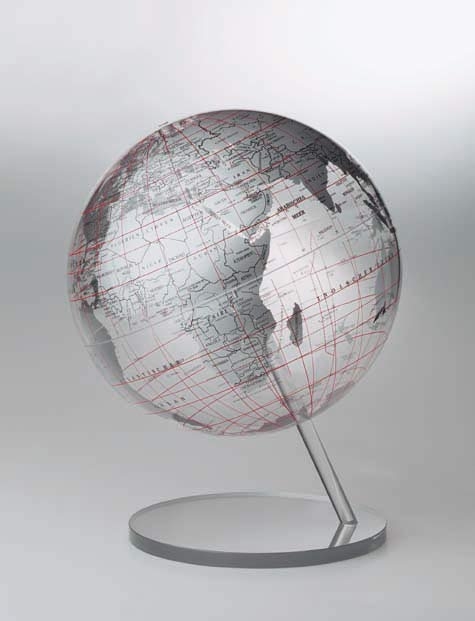 Design-Globus "Silver Earthsphere"