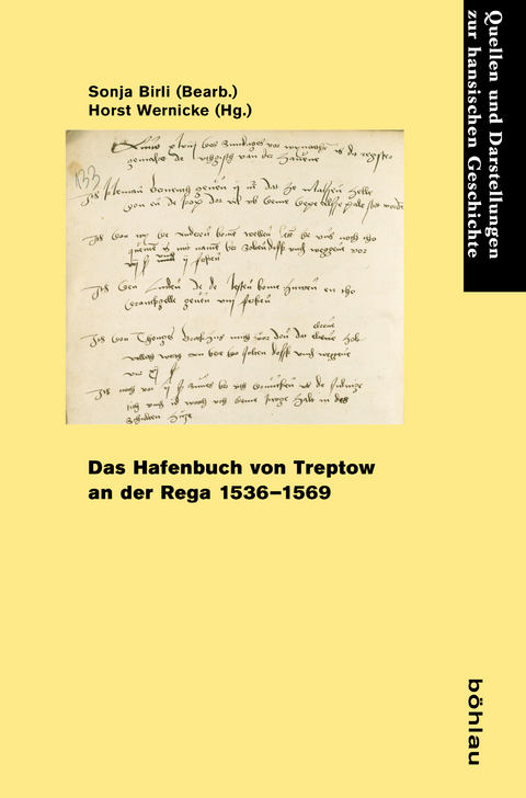 Das Hafenbuch von Treptow an der Rega 1536-1569 - 