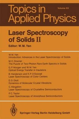 Laser Spectroscopy of Solids II - 