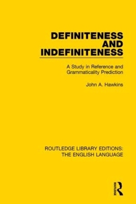 Definiteness and Indefiniteness - John Hawkins