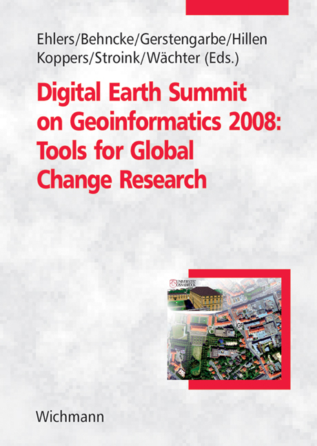 Digital Earth Summit on Geoinformatics 2008: Tools for Global Change Research - 