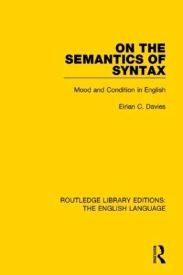 On the Semantics of Syntax - Eirian Davies