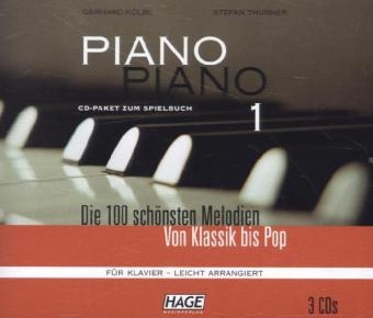 Piano Piano, leicht arrangiert. Tl.1, 3 Audio-CDs - 