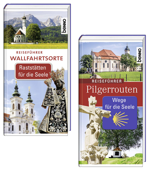 2er Set: Reiseführer Pilgerrouten und Reiseführer Wallfahrtsorte