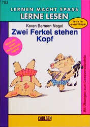 Zwei Ferkel stehen Kopf - Karen B Nagel