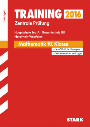 Training Zentrale Prüfung Hauptschule Typ A NRW - Mathematik Lösungen - Walter Modschiedler, Martin Fetzer