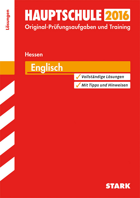 Abschlussprüfung Hauptschule Hessen - Englisch Lösungsheft - Katharina Menzel