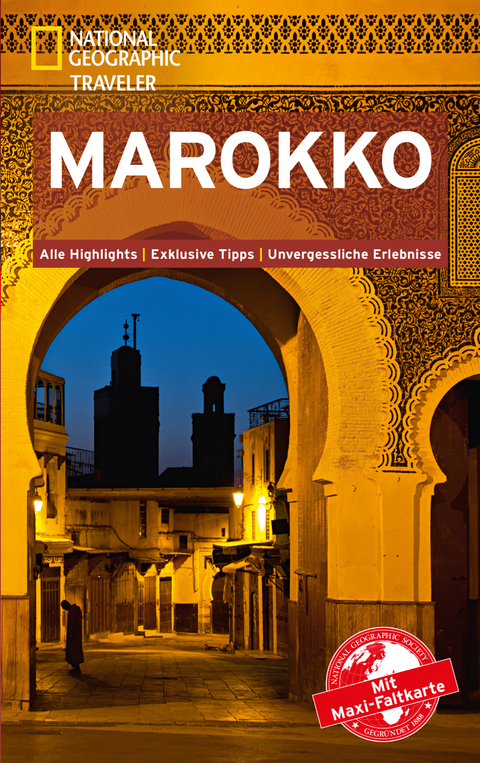 National Geographic Traveler Marokko mit Maxi-Faltkarte - Carole French