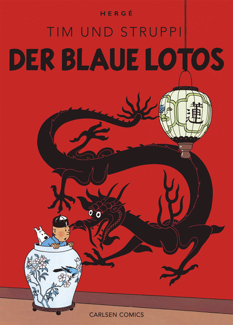 Tim & Struppi Farbfaksimile, Band 4: Der blaue Lotos -  Hergé