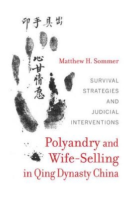 Polyandry and Wife-Selling in Qing Dynasty China - Matthew H. Sommer