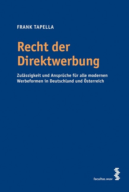 Recht der Direktwerbung - Frank Tapella