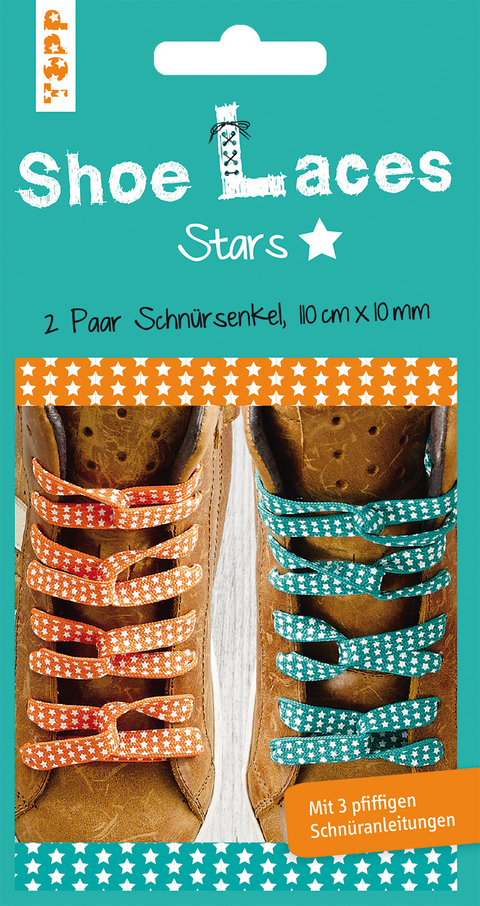 Shoe Laces Set Stars