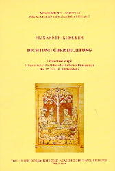 Dichtung über Dichtung - Elisabeth Klecker