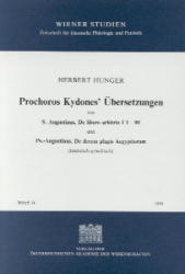 Prochoros Kydones' Übersetzungen - Herbert Hunger