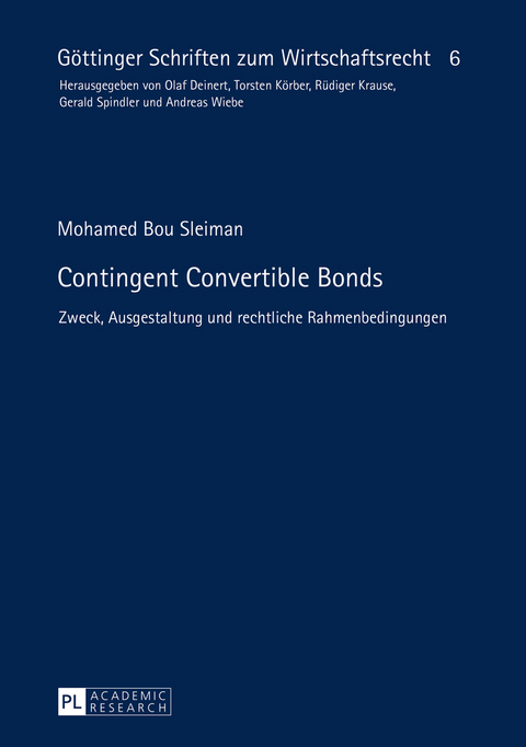 Contingent Convertible Bonds - Mohamed Bou Sleiman