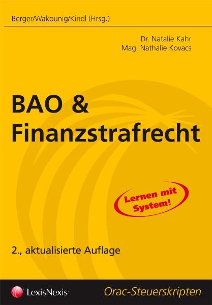 Steuerrecht - BAO und Finanzstrafrecht - Natalie Kahr, Nathalie Kovacz