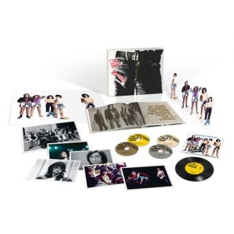 Sticky Fingers, 3 Audio-CDs + 1 DVD + 1 Schallplatte (Single) + 1 Buch (ltd Super Deluxe Boxset) -  The Rolling Stones