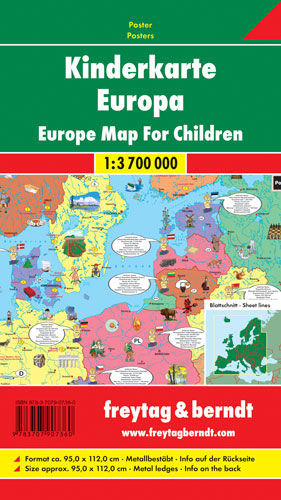 Kinderkarte Europa - 