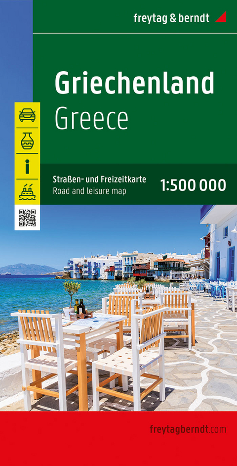 Griechenland, Autokarte 1:500.000