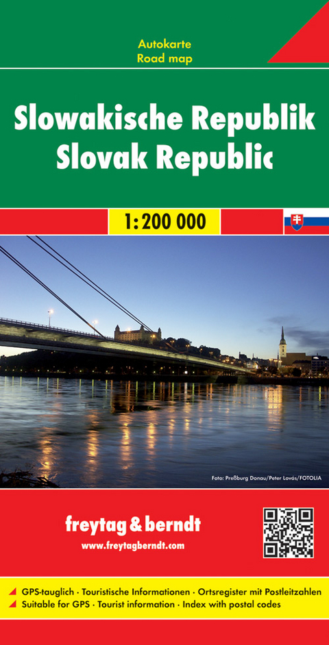 Slowakische Republik, Autokarte 1:200.000 - 