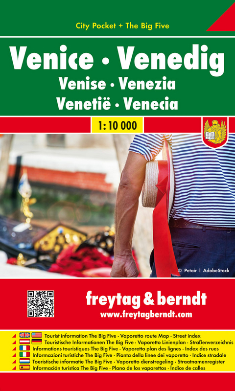 Venedig, Stadtplan 1:10.000, City Pocket + The Big Five - 