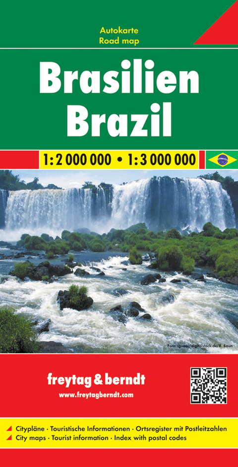 Brasilien, Autokarte 1:2.000.000 - 1:3.000.000 - 