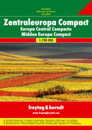 Zentraleuropa Compact, Autoatlas 1:700.000