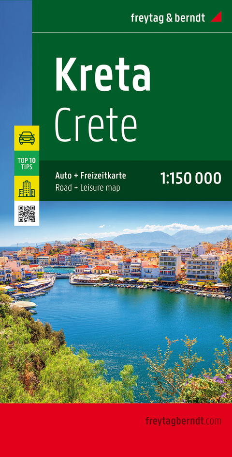 Kreta, Autokarte 1:150.000, Top 10 Tips - 