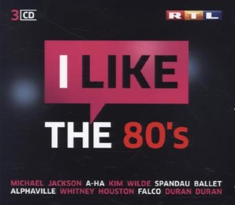 RTL - I Like the 80's, 3 Audio-CDs -  Various