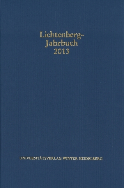 Lichtenberg-Jahrbuch 2013 - 