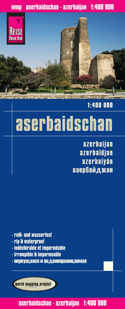 Reise Know-How Landkarte Aserbaidschan (1:400.000) - Reise Know-How Verlag Reise Know-How Verlag Peter Rump