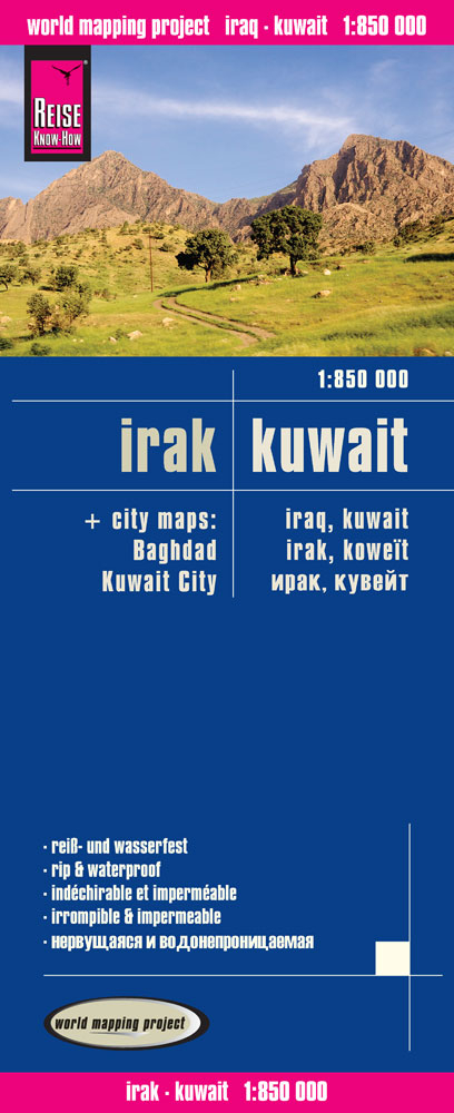 Reise Know-How Landkarte Irak, Kuwait (1:850.000) - Reise Know-How Verlag Peter Rump