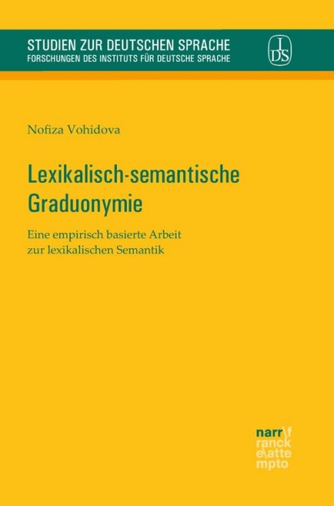 Lexikalisch-semantische Graduonymie - Nofiza Vohidova