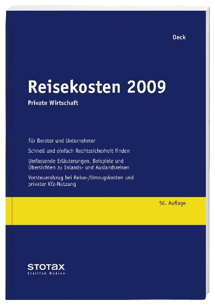 Reisekosten 2009 -  Goydke