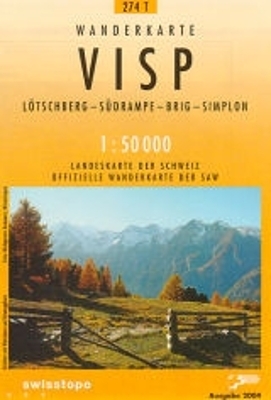 274T Visp Wanderkarte