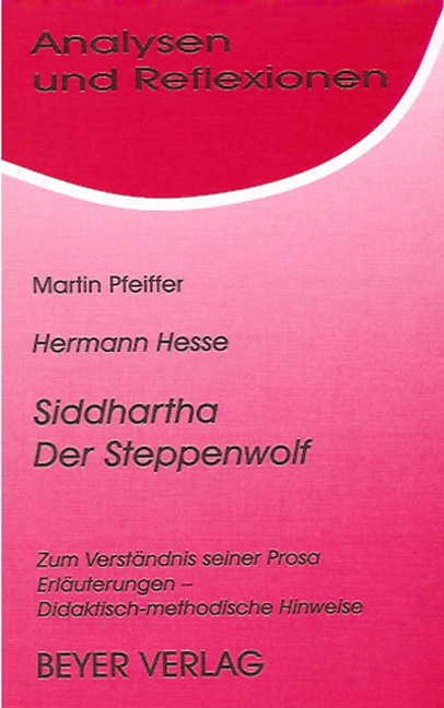 Hesse,Hermann - Der Steppenwolf - Siddhartha - Martin Pfeifer