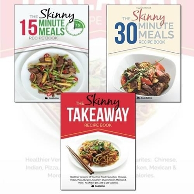 The Skinny 15 and 30 Minutes Delicious Heatlhy Meals Recipes Books Collection Set