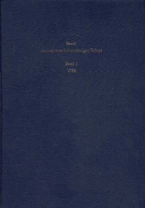 Journal vom Siebenjährigen Kriege - Friedrich W von Gaudi