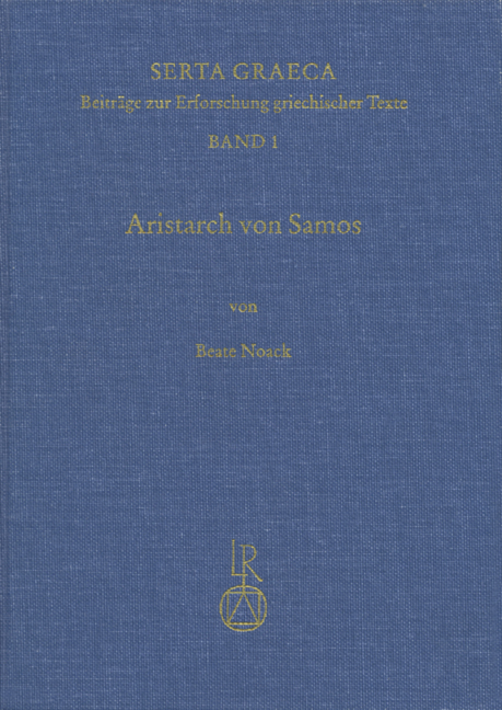 Aristarch von Samos - Beate Noack